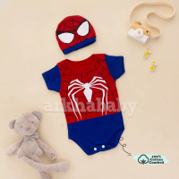arkhababy| jumper bayi spiderman /baju bayi spiderman/baju bayi bahan katun