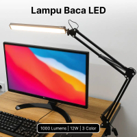 TaffLED Lampu Baca LED Reading Desk Lamp 1000 Lumens 12W 3 Color - FX310 White