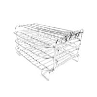 Multilayers Air Fryers Rack Dehydrator Stands Stainless Steel Toast Holder Air Fryers Accessories for DZ201/40/550