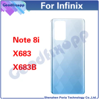 10PCS For Infinix Note 8i X683 X683B Note8i Rear Case Battery Back Cover Door Housing Repair Parts Replacement