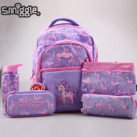 In Stock Genuine Australia Smiggle School Bag Children Stationery Student Backpack Water Cup Student Gif