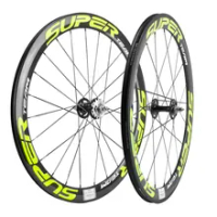 700C Track Bicycle Carbon Wheelset 50mm Fixed gear Bike Wheels CLincher Superteam Novatec fixed gear Wheelset
