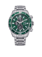 นาฬิกาข้อมือผู้ชาย Eco Drive Promaster รุ่น CA0820-50X ขนาด 45.9 มม. สีเขียว