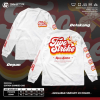 Kemeja-T Lengan Panjang LELAKI, Reka Bentuk PENYAKIT 2 STROKE, Kemeja-T Lumba Dua Strok, Fiz R Baju 