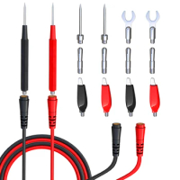 Multimeter Probe Replaceable Needles Test Leads Kits Probes For Digital Multimeter Cable Feeler For Probe