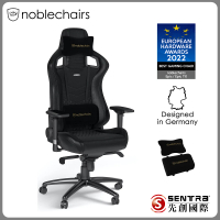 【noblechairs】EPIC 真皮系列電競椅(黑色)