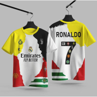 Football fan shirt, RONALDO7 collection, soft micro sport fabric, comfortable to wear, breathable. R