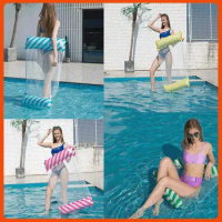 Inflatable Water Hammock Foldable Summer Floating Lounger Swimming Mattress Float Bed Chair Outdoor Hot Pool Accessories