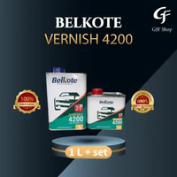 Pernis Vernish Belkote 4200 High Gloss PU 2K Clear Coat 1L Set 2:1