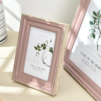 1 Pcs Quality Resin Photo Frame For Table Modern 14 Colors Picture Frames Home Decor Delicacy Picture Frame Hanging Photo Frame