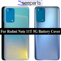 New Back Cover 6.6" For Xiaomi Redmi Note 11T 5G 21091116AI Battery Cover Rear Door Replacement Parts