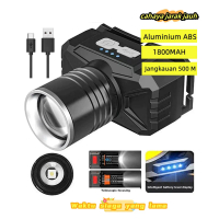 Lampu depan LED super terbaik Lampu depan USB isi ulang lampu depan luar ruangan tahan air dan tahan