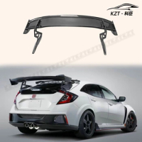 For Honda Civic FK7 FK8 SPN Type Rear GT Spoiler Carbon Fiber