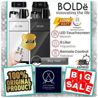 BOLDE SMART FOUNTAIN CAPPUCINO DISPENSER DISPLAY TOUCHSCREEN GALON BAWAH DISPENSER BOLDE DF-C280TS B
