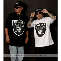 Kaos Oversized Outlaw Raiders kaos  sindiranorkfplxjpi