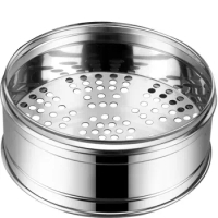 Kitchen Appliances Tools Thick Non-magnetic Stainless Steel Steamer Steamer The Lid 22-30cm Cage Body 26cm