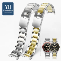 For Tudor Black Bay 79230 79730 Heritage Chrono Watch Strap Wrist Bracelet 22mm Solid Stainless Steel Watchband No Rivet