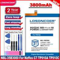 LOSONCOER Good Quality Battery NBL-35B3000 3800mAh Battery for TP-link Neffos C7 TP910A TP910C Batteries