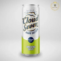 Cloud Seven Sparkling Drink All Varian 320 ml Smashing Grape
