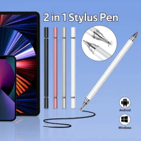 2 in 1 Stylus Pen For Realme Pad 2 11.5 Pad X 10.95 Pad 10.4 Mini 8.7 Accessories Drawing Tablet Capacitive Screen Touch Pen