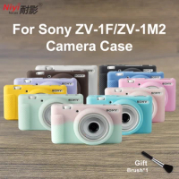 Silicone Case for Sony ZV-1 Mark II ZV1M2 Soft Camera Bag For Sony ZV1F ZV-1F Vlog Camera Shell Protective Cover Protection Body