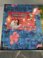 Nệm gòn gấp An Lộc ngang 80cm x dài 2m - Thiết kế gấp 3 tiện lợi