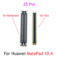 2PCS Battery FPC For Huawei MatePad 10.4 Inch BAH3-AN10 BAH3-W59 Connector Port On Board Clip Plug Flex Cable