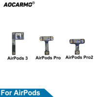 Aocarmo For Apple AirPods 3 Pro 1 2 Earphone Battery Compartment Magnetic Switch Button Main Board Hall Induction Flex Cable