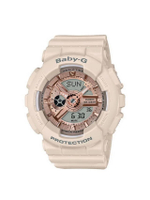 นาฬิกา Baby-G (43.4 mm,ตัวเรือนสีเบจ, สายสีเบจ) รุ่น BA-110CP-4ADR