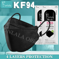 FUNLALA 50/100 PCS KF94 Nanofiber Filter Face Mask KF94 Mask Medical Anti-dust Anti-Fog New face mas