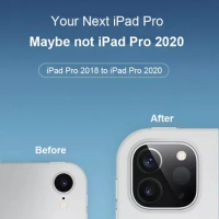 For iPad Pro 2018 Second Change To For iPad Pro 2020 Lens Metal Plastic Material Camera Lens Turn To 2020 Protection Camera Lens