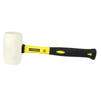 Krisbow Rubber Hammer Palu Karet 226.79 Gr - Oranye/Putih