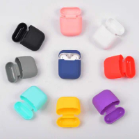 Wireless Earphone Cover Protective Case Bag for Apple AirPods 1 2 Cases Soft Silicone Bluetooth Headset Box Headphones Accessory