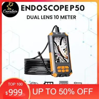 P50 Dual Lens Borescope Industrial Inspection Camera Endoscope Waterproof Lens 8 mm Kabel 5-10 Meter