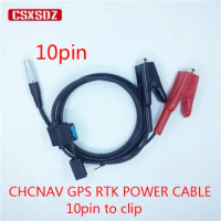 Rtx 3060NEW Brand CHCNAV GPS RTK Power Cable ,10pin to Clip ,Chcnav Gps Rtk Power Cable ,gps to battery