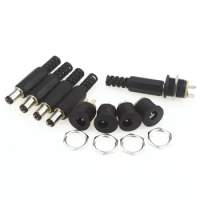 10 pcs 12V 3A Plastic Male Plugs + Female Socket Panel Mount Jack DC Power Connector Electrical Supplies