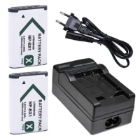 NEW bateria 2X1600mAh NP-BX1 Battery NPBX1 NP BX1+Eur Cable Charger for Sony Camera HDR-AS100v AS30v HX50 DSC-RX100 HX400 WX350