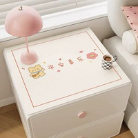 全城熱賣 - 床頭櫃墊子輕奢高級感防水防燙免洗桌面臺麵保護墊洗衣機防塵墊子喜樂小熊40*40cm