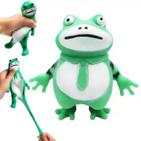 Squeeze Frog Fidget Toys Fun Kids Toys Anti Stress Squishy Stretch Deformation Decompression Toys Kids Adults Stress Relief Toys