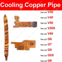 Cooling Copper Pipe For LG V30 V40 V50 V60 V50S G8X G6 G7 G8 G9 Copper Cooling Pipe Heat Dissipation Copper Tube Radiating Parts