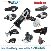 Compatible MAKITA 18V Brushless Jig saw &amp; drill screwdriver Reciprocating/circular saw chainsaw oscillatingtool sander Combo kit