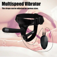 Double Head Dildo Panties Vibrator Dildo Clitoris Stimulator Realistic Strapon Harness Vagina Pussy Sex Toys For Women Lesbian