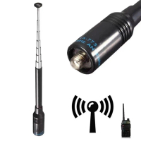 ทนทานต่อการใช้งาน 82/B5/B6 888S ที่ NA-773 สำหรับ Baofeng UV-5R อุปกรณ์อินเตอร์คอม เสาอากาศ SMA-F เส