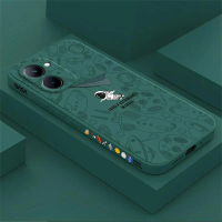 เคส For Vivo Y03T,สีทึบ Y03T ภาพประกอบอวกาศ เคสโทรศัพท์นักบินอวกาศ XTKR