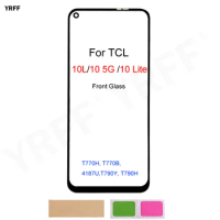 Touch Screen Panel for TCL 10 5G T790Y T790H,for TCL 10L /10 Lite T770H T770B 4187U,Front Glass Panel