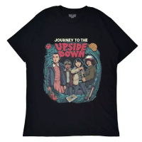 เสื้อยืดพิมพ์ลาย Stranger Things Journey To Upside Down S-5XL สำหรับผู้ที่ชื่นชอบซีรีส์