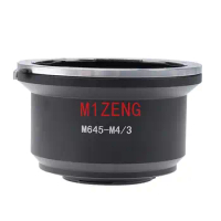 Adapter ring for MAMIYA 645 M645 lens to olympus panasonic m4/3 BMPCC G9 GH5 GF7 GM5 GX9 GX85 GX850 em1 EM5 EM10 EPL6 camera