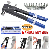 - 86pcs Blind Rivet Threaded Insert Hand Riveting Kit M3-M8 Riveter Nuts Household Repair Manual T