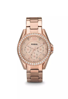 Fossil Riley Rose Gold Stainless Steel Watch ES2811