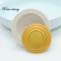 Luyou 1pc Shield Silicone Molds For Children's Favorites Cake Decorating Baking Tools Cake Resin Molds Baking Accessories FM365